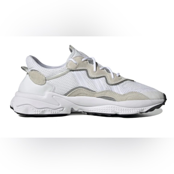 NIB [adidas] Ozweego 'J Cloud White/Grey Athletic Shoes Sneakers Youth Sz 4.5 - Picture 4 of 14